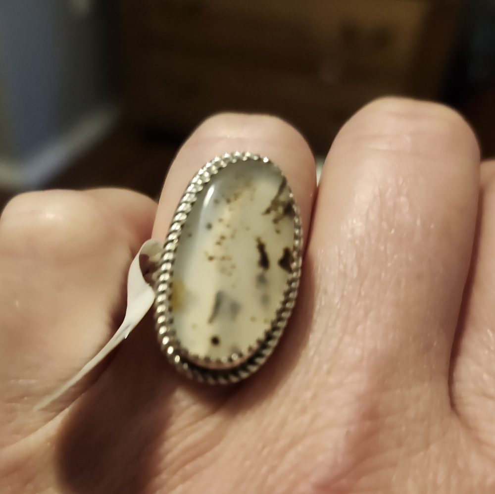Native made Montana Agate ring